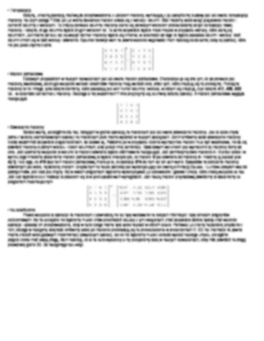 Macierze - Wyznacznik - strona 3