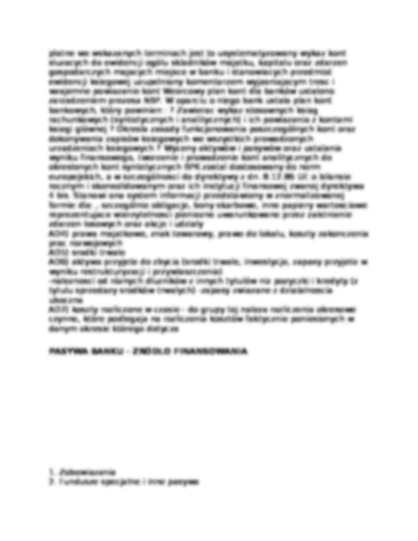 Rachunkowość bankowa 2 - strona 2