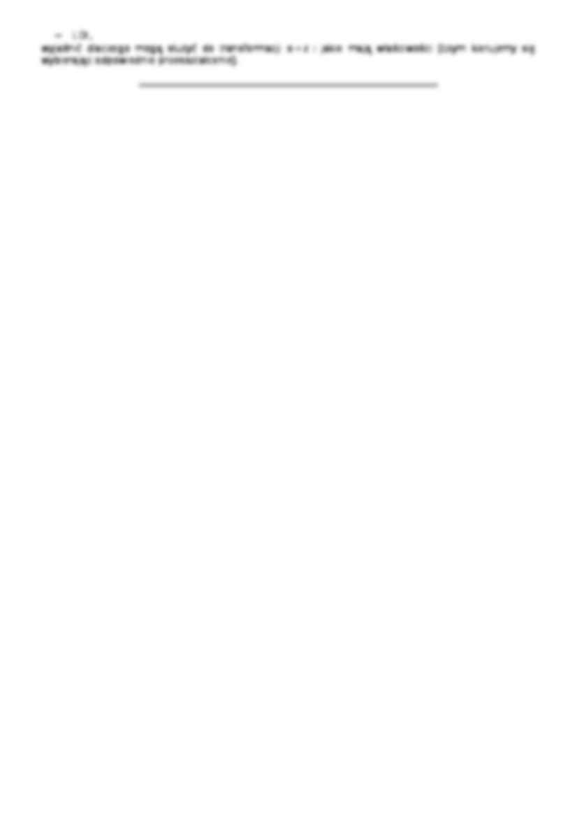 Rachunek operatorowy - przykładowy zestaw na 2 kolokwium, lato 2008 - strona 2