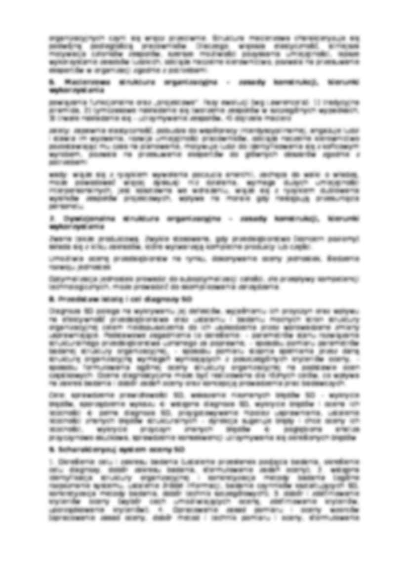 Doskonalenie struktury organizacyjnej - Komórka organizacyjna - strona 2