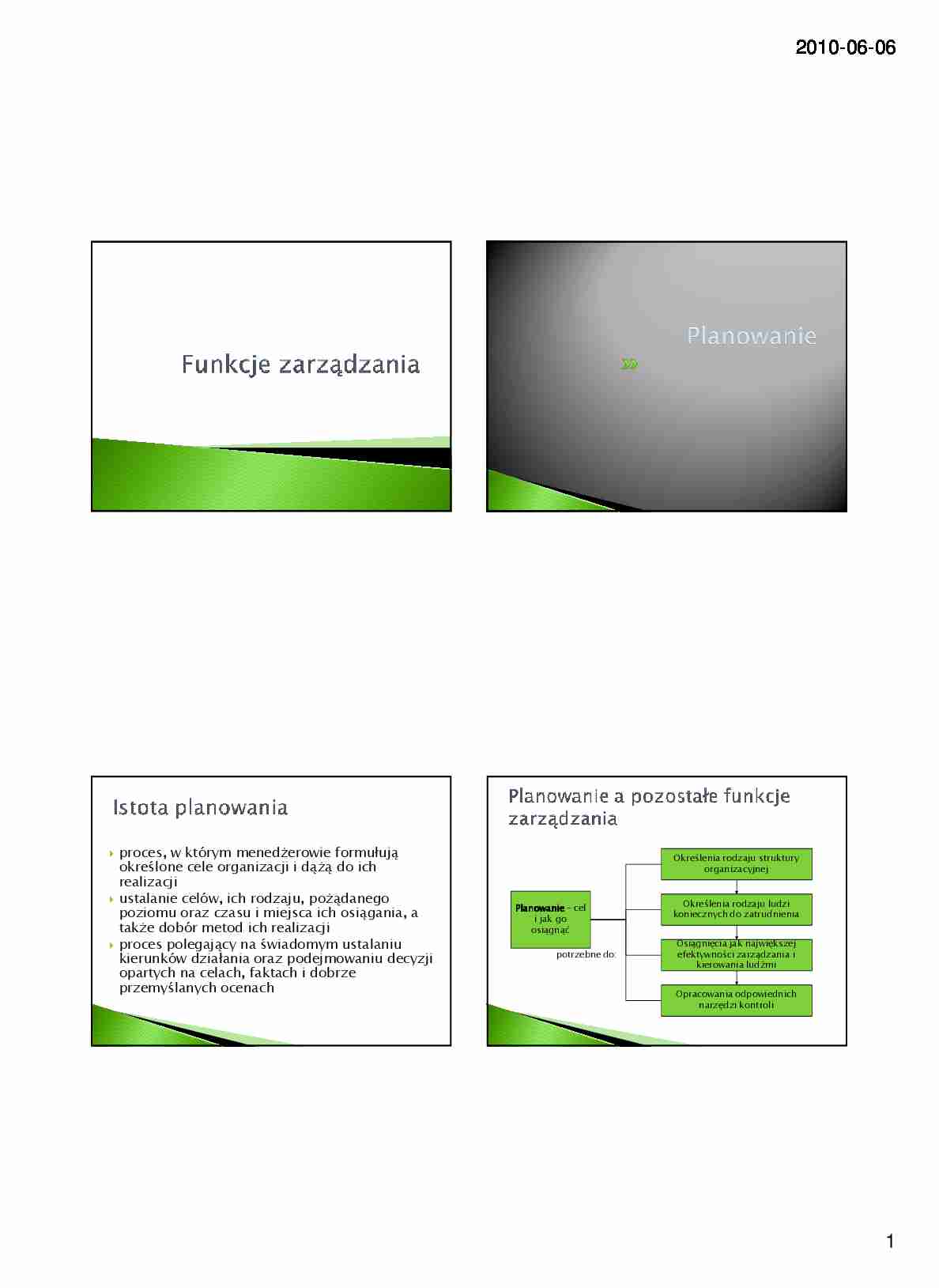 Funkcje zarzadzania - strona 1