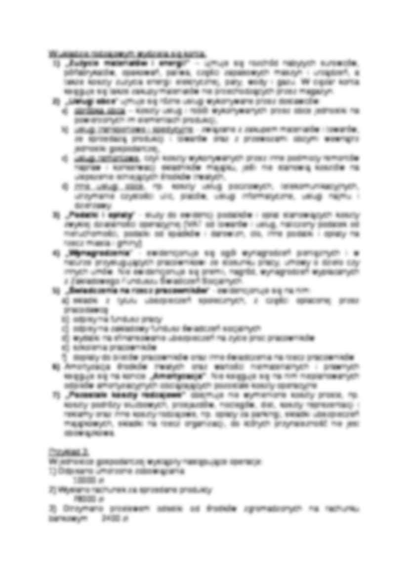 Rachunkowość - rachunek zysków i strat - strona 2