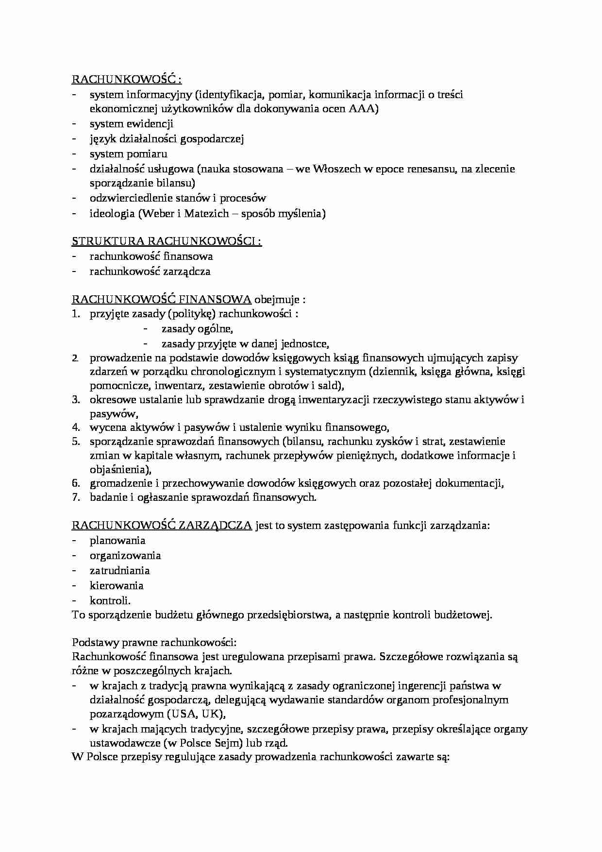 Struktura rachunkowości - strona 1