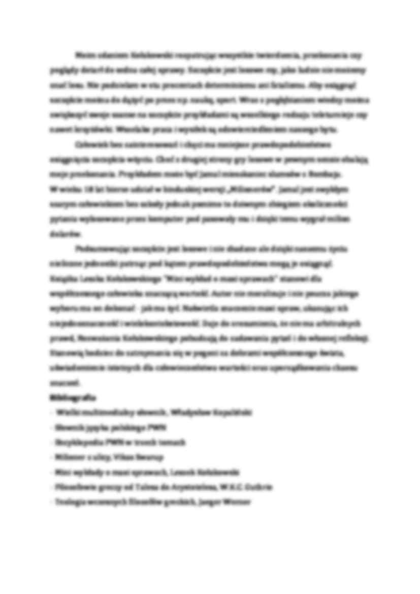 Leszek Kolakowski - informacje - strona 3