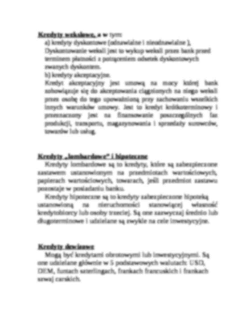 Operacje czynne - kredyty - strona 2
