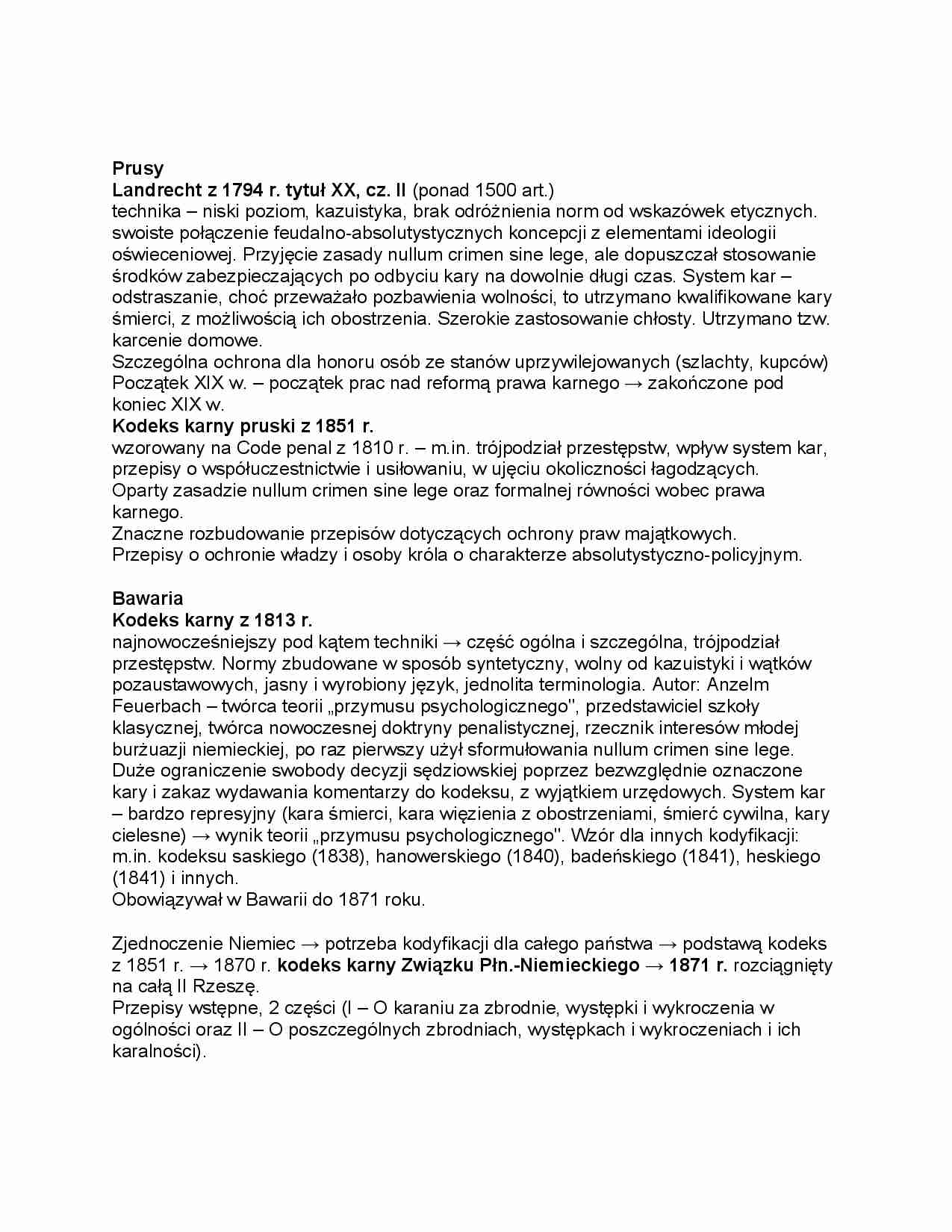 Historia prawa sądowego - notatki 2 - strona 1