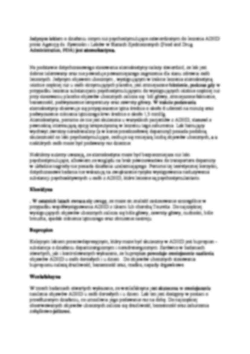 Leczenie farmakologiczne ADHD - strona 2