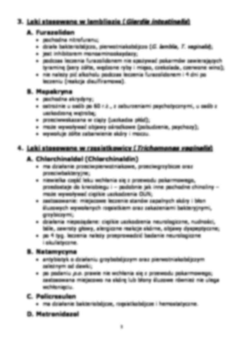 Leki przeciwpasożytnicze - strona 3