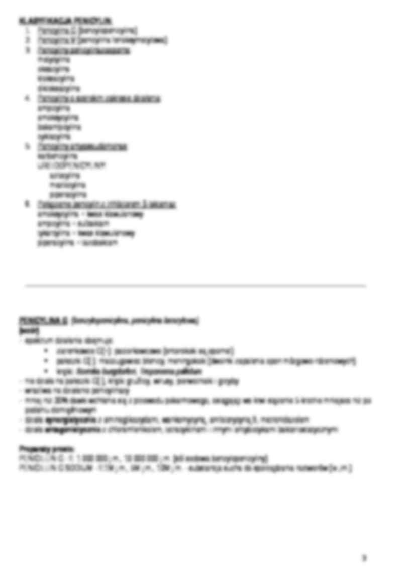 Środki stosowane w leczenie zakażeń bakteryjnych - strona 3