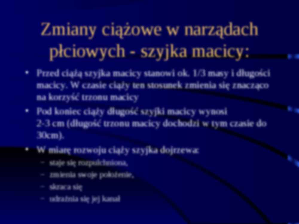 Fizjologia ciąży- prezentacja - strona 3