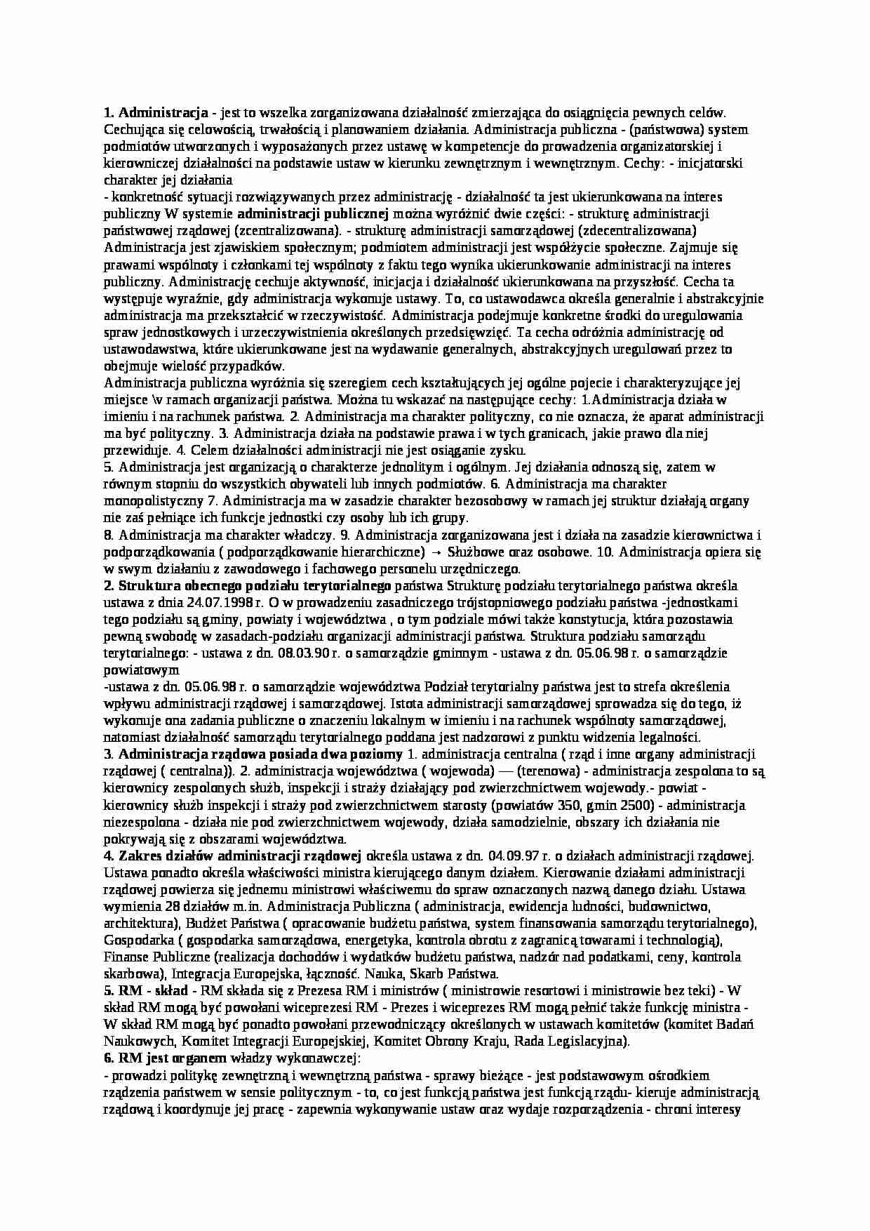 administracjia i organy - Organ administracji publicznej - strona 1