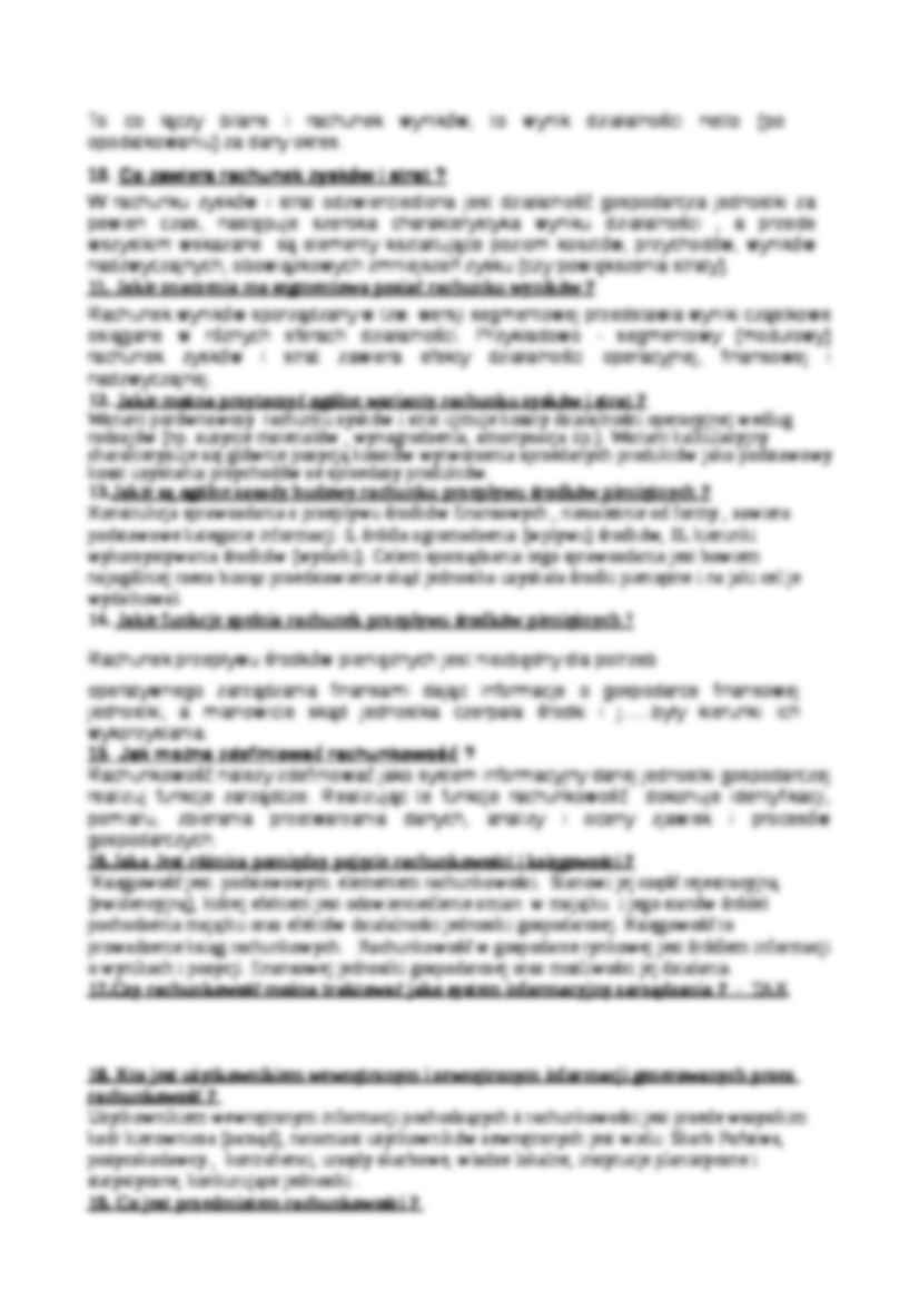 Pytania rachunkowość - opracowanie - strona 2