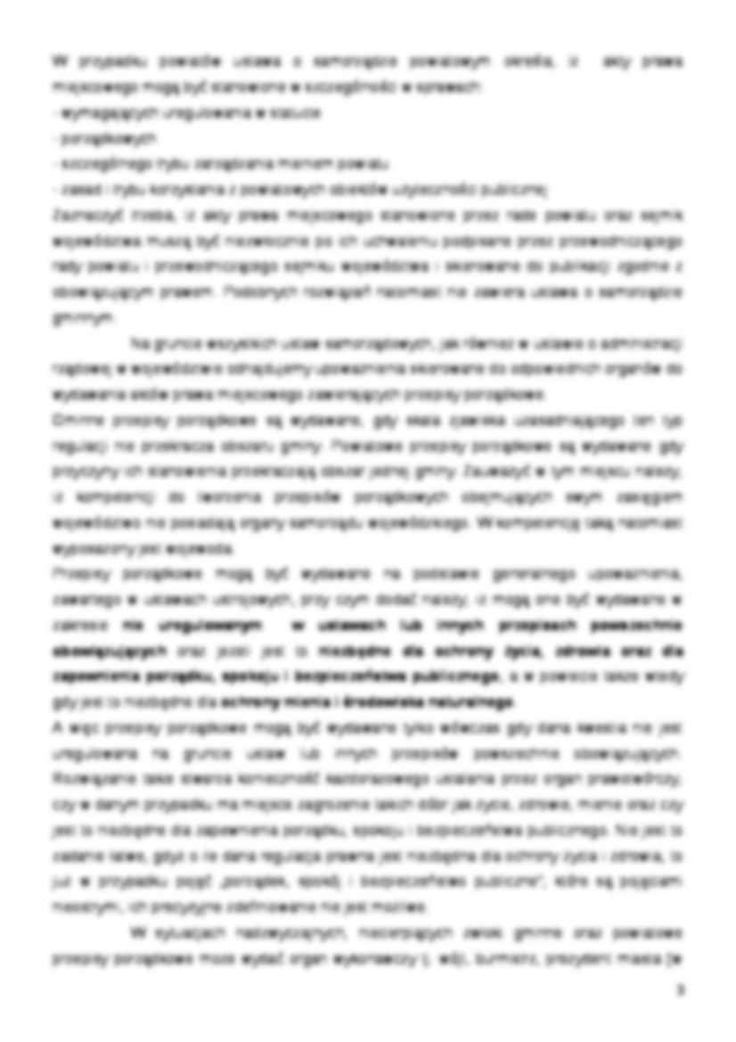 Akty prawa miejscowego - Delegacja ustawowa - strona 3