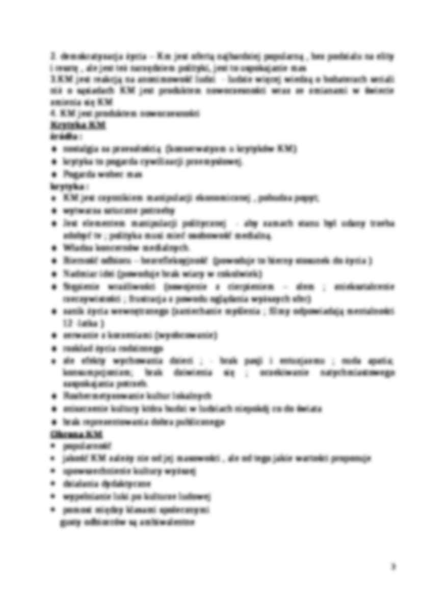 kultura masowa - Max Horkheimer - strona 3