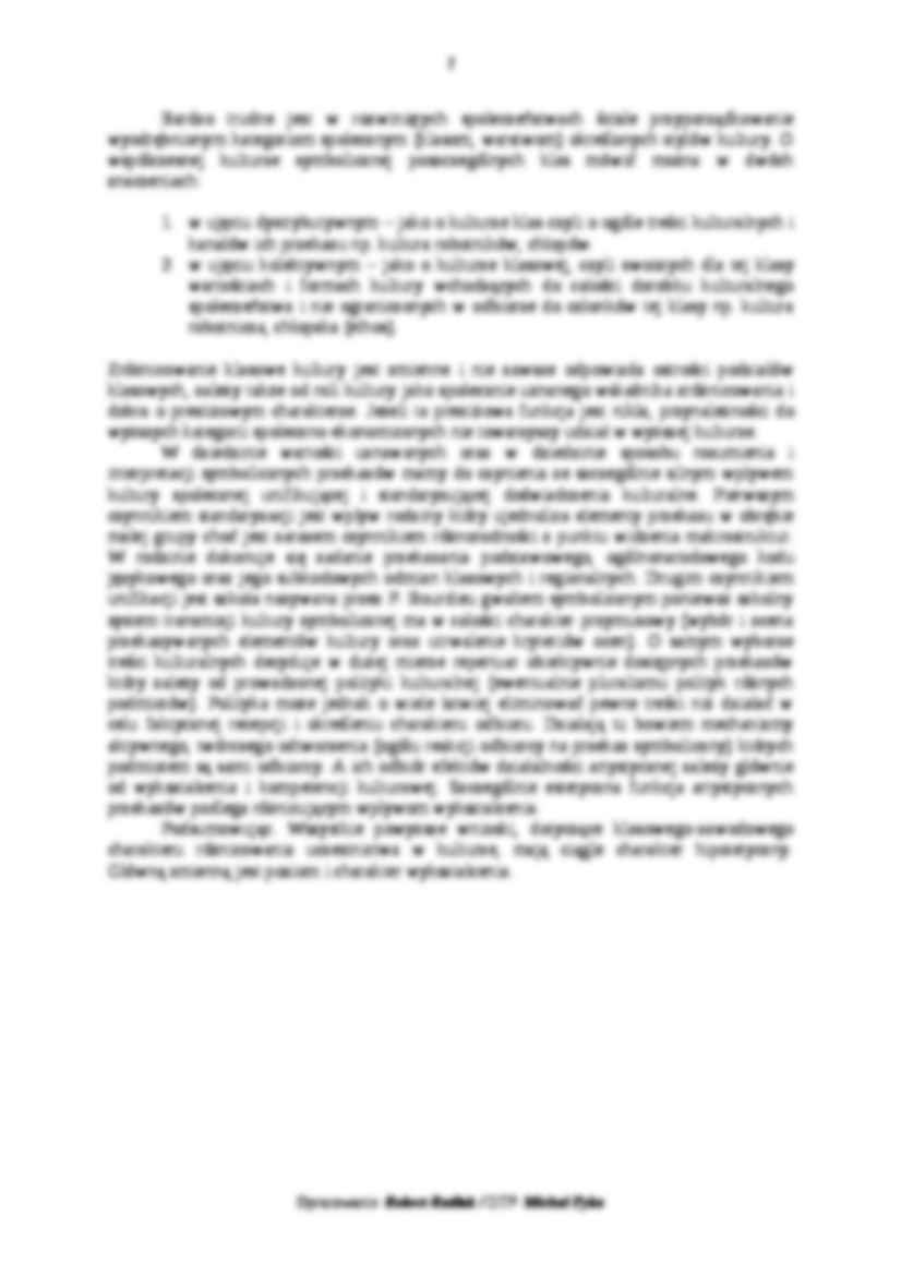 Struktura społeczna a uczestnictwo w kulturze - strona 2