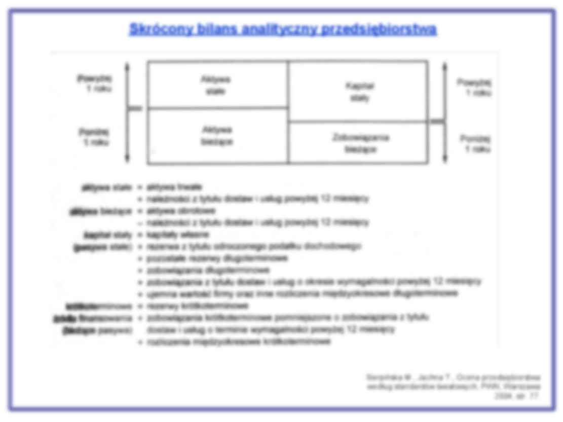 analiza finansowa -  Kierunki analizy funkcjonowania przedsiębiorstwa - strona 3