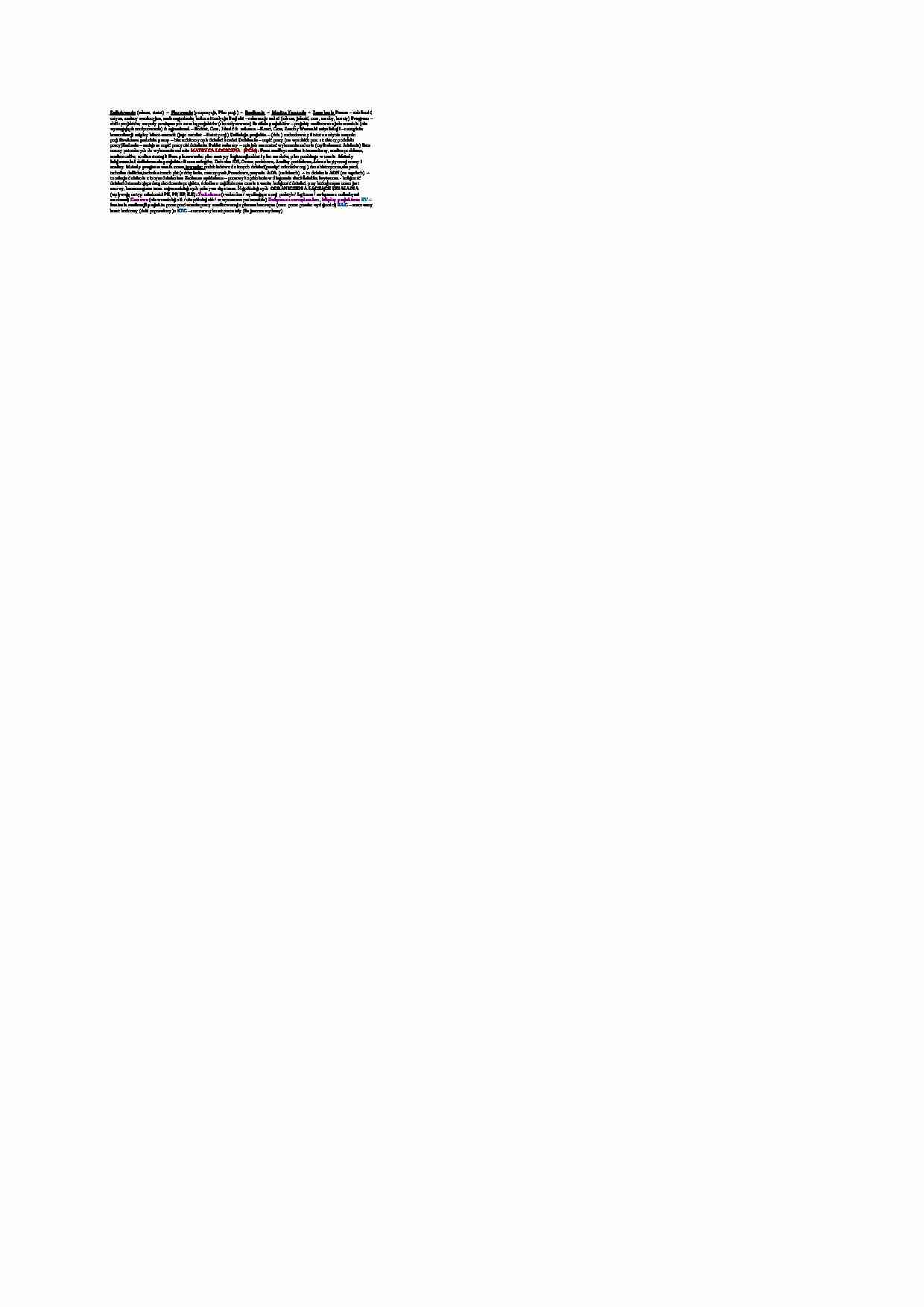 Projekty - ściaga na egzamin - strona 1