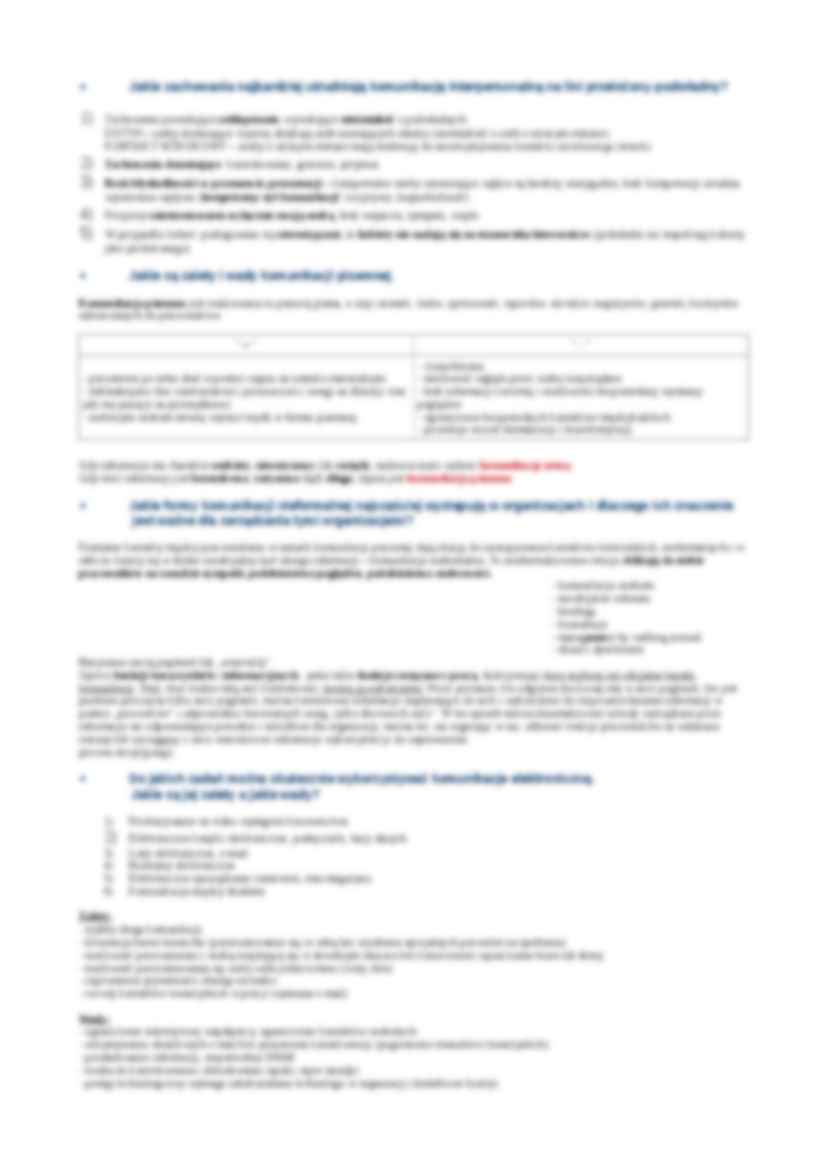 Komunikacja w organizacji  - strona 2