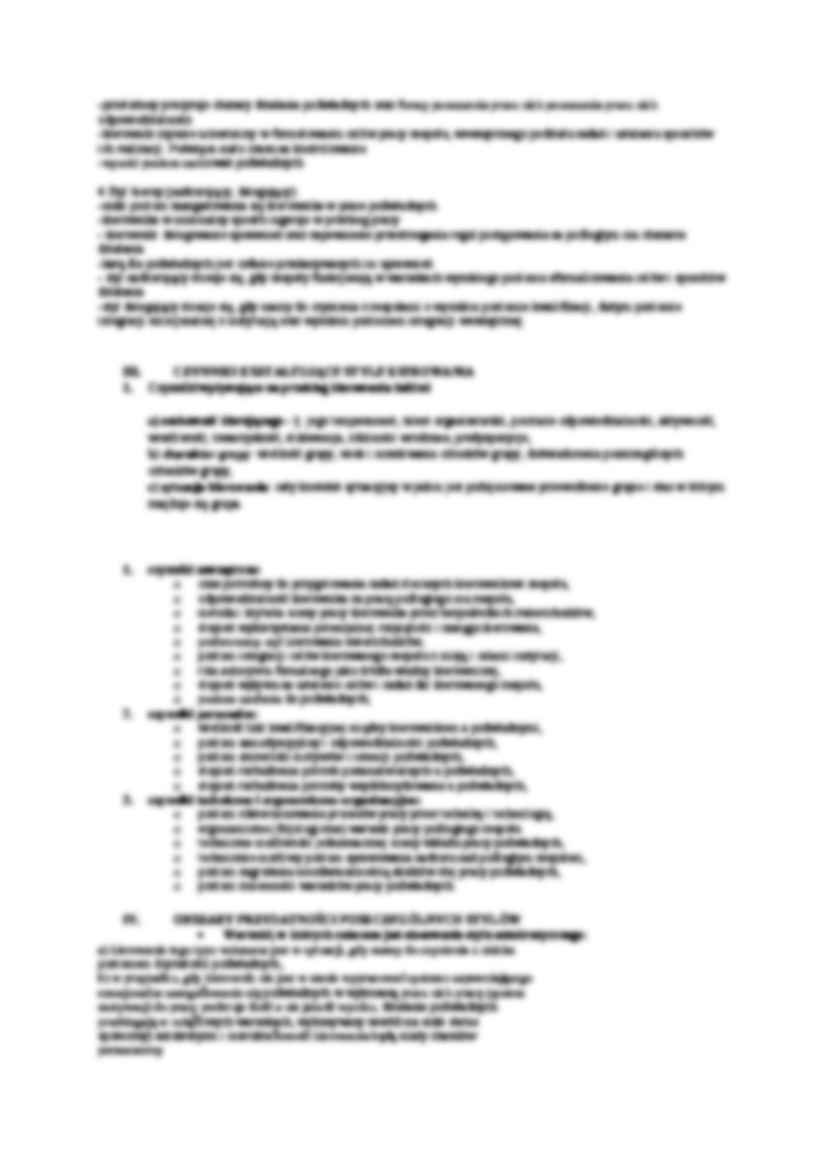 Rodzaje stylów kierowania i ich diagnostyka  - strona 2