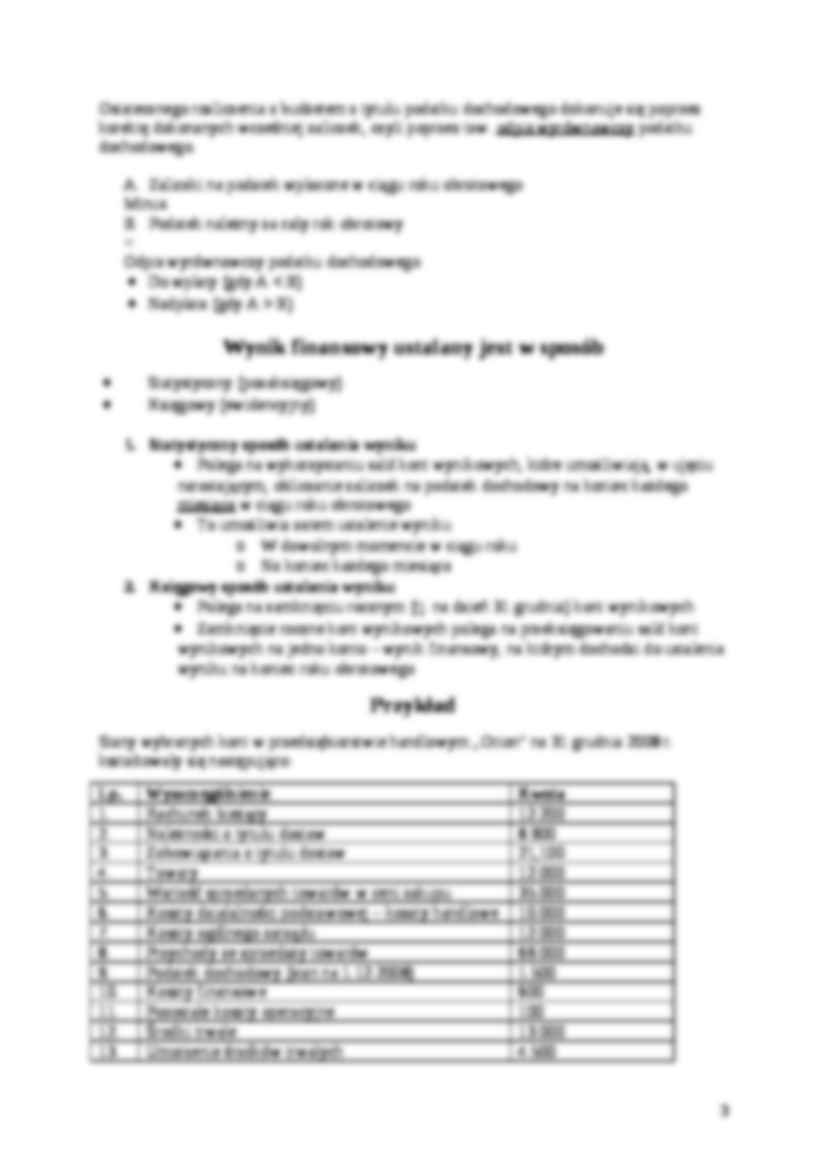 Ustalanie wyniku finansowego  - strona 3