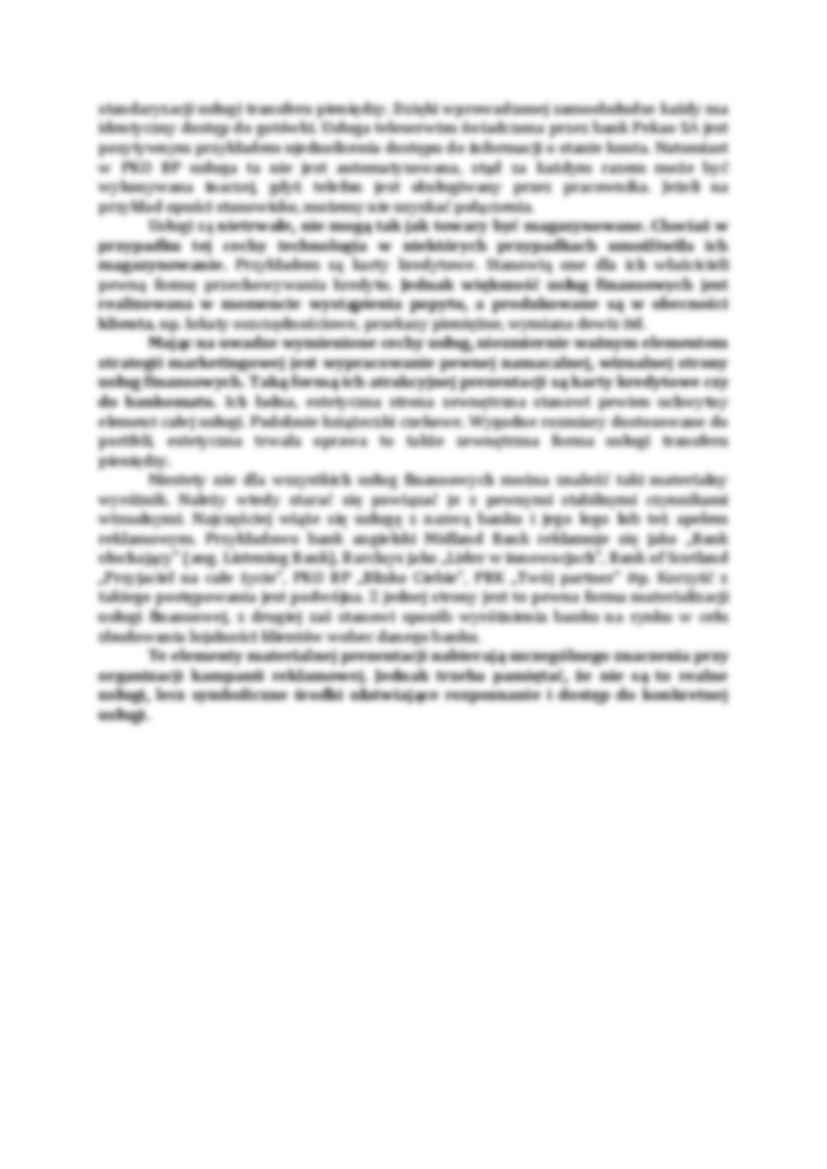 Specyfika usług finansowych  - strona 3