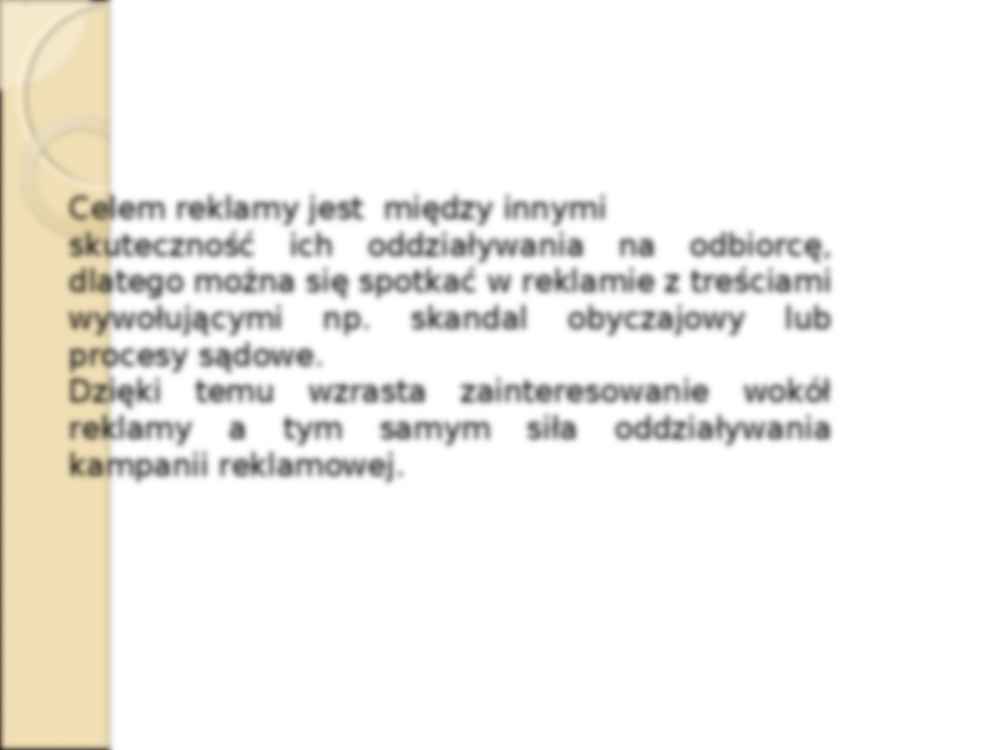 Prezentacja: reklama kontrowersyjna - strona 2