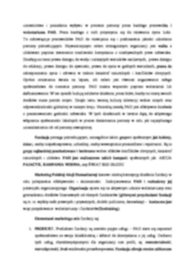 Instutucja non-profit - projekt  - strona 2
