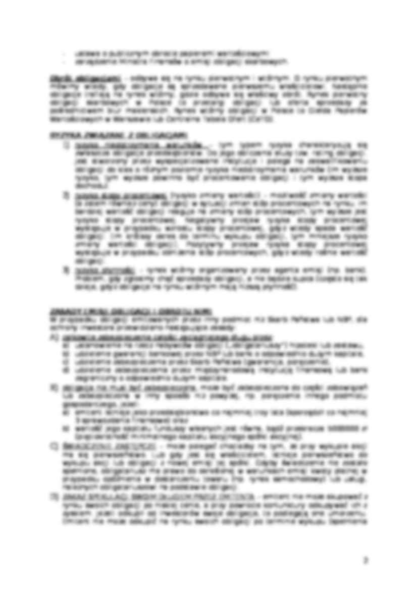 Obligacje - charakterystyka  - strona 2