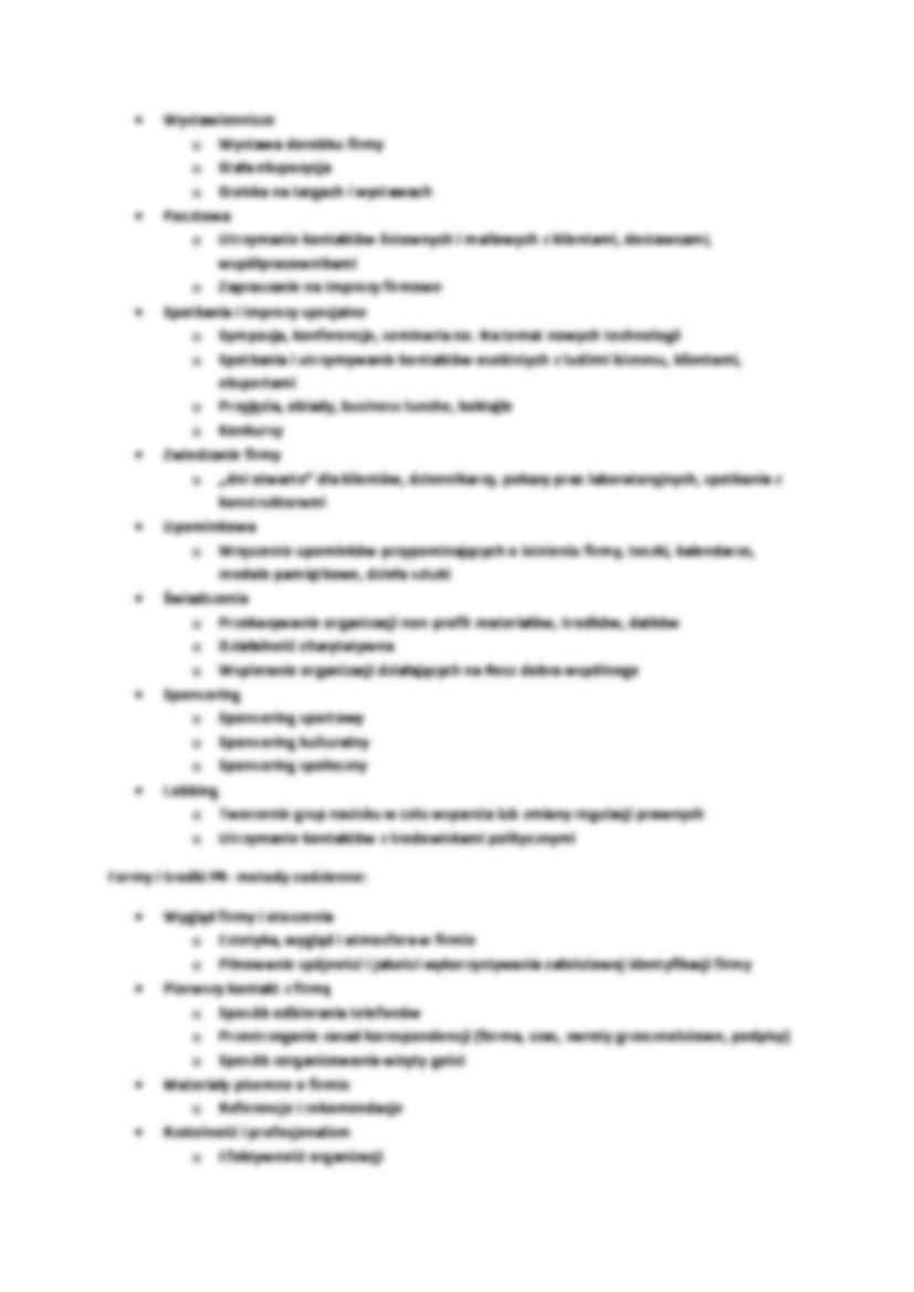 Public relations - cele i formy  - strona 3