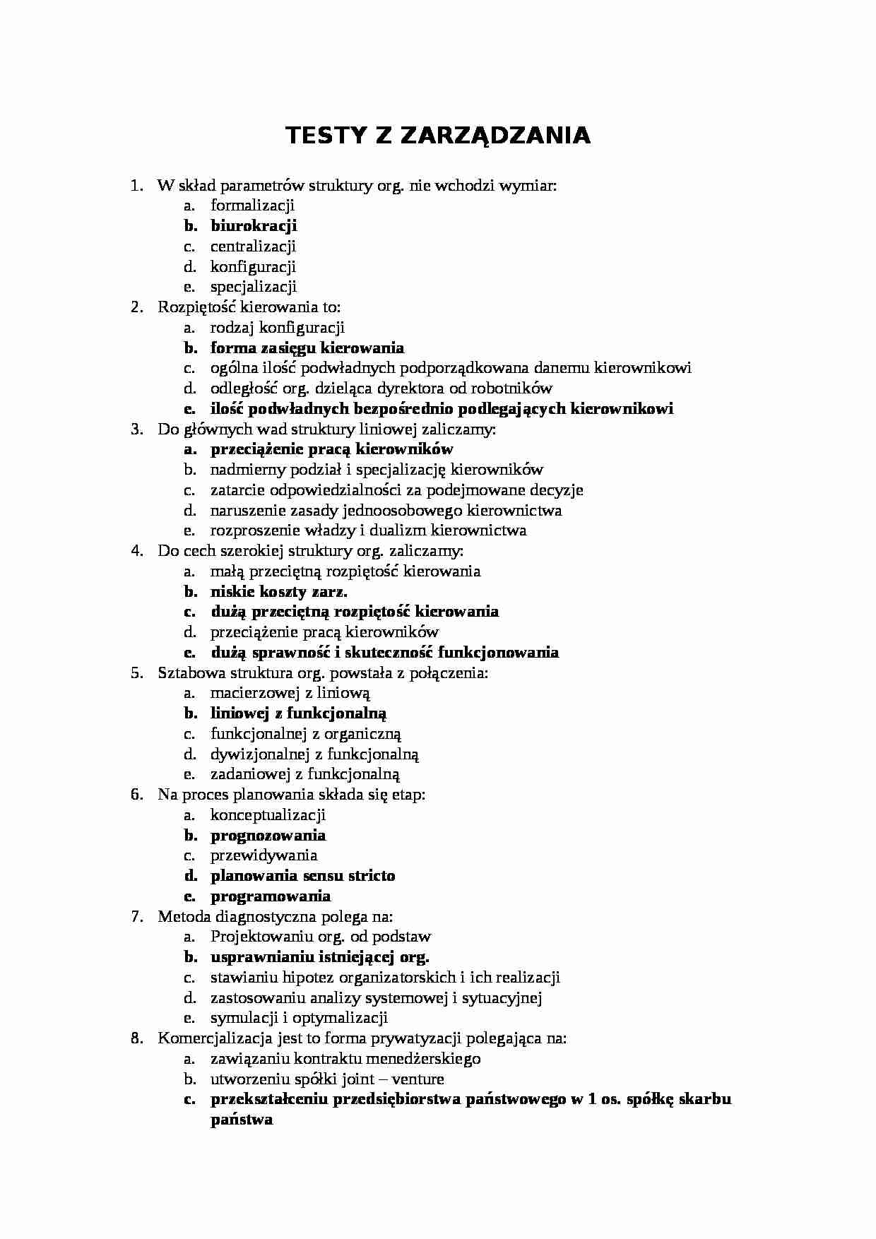 Pytania zamknięte na egzamin - strona 1