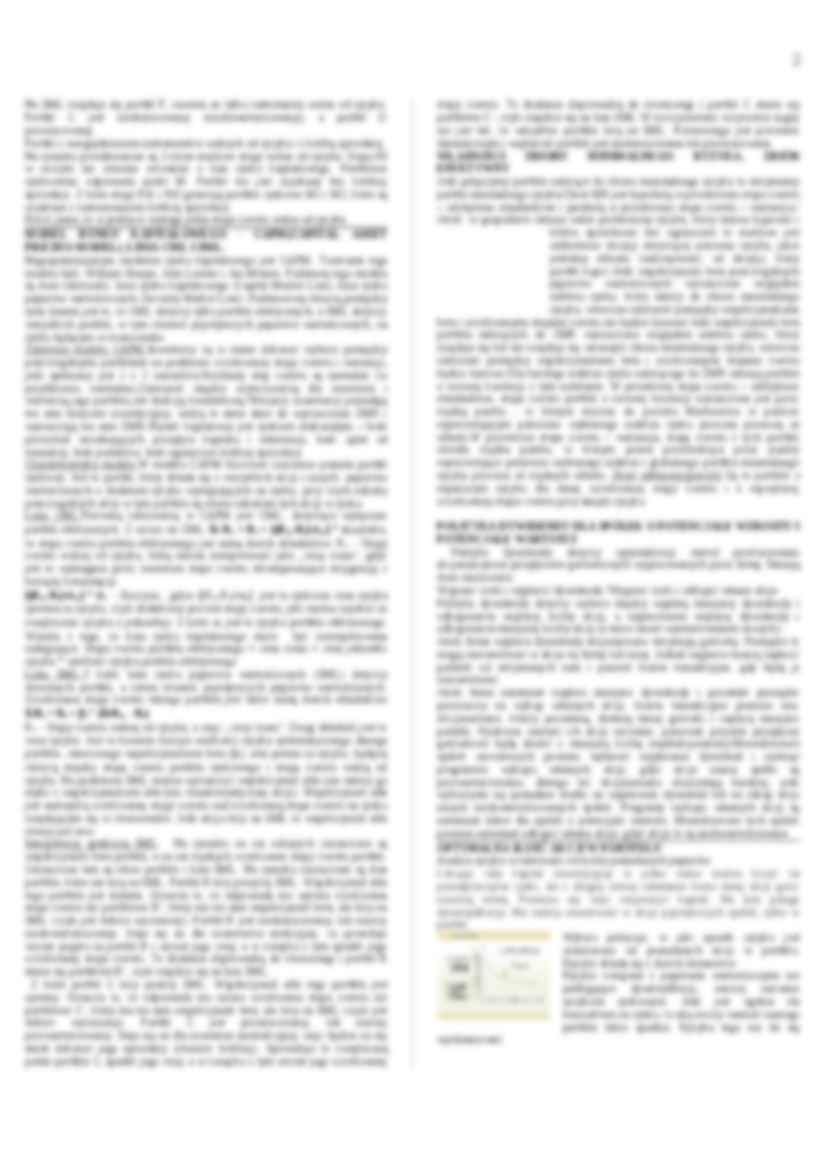 Model Sharpe'a - ściąga  - strona 2