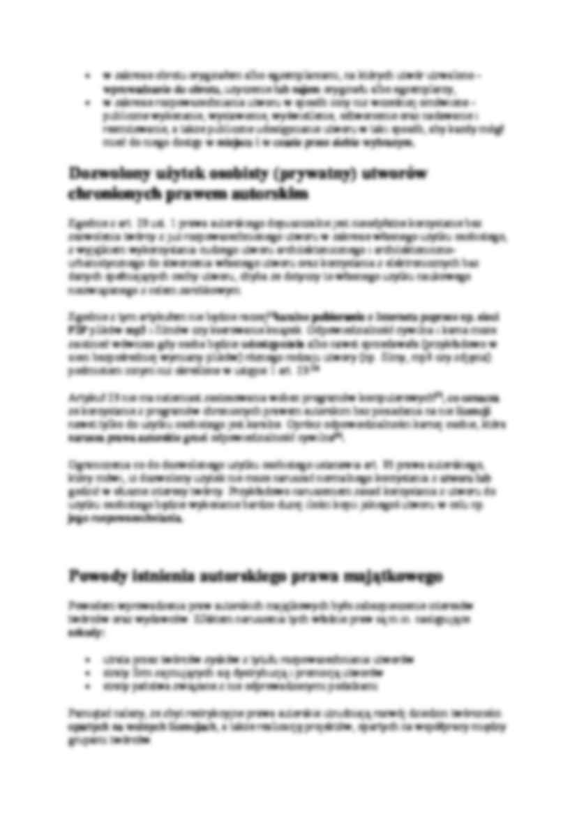 Prawo autorskie - Autorskie prawa majątkowe - strona 2