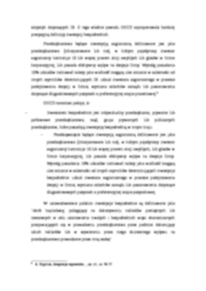 Inwestycje zagraniczne i ich role - strona 2