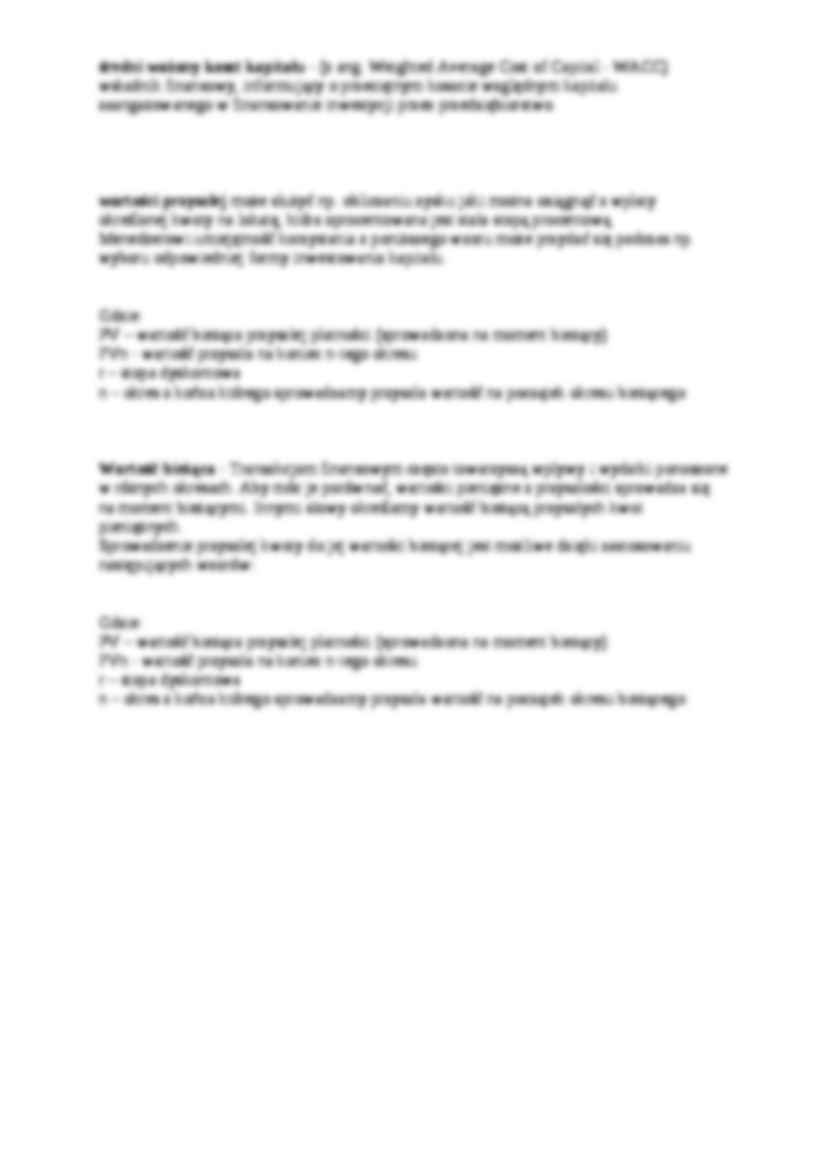 Zarządzanie inwestycjami - pojęcia  - strona 2