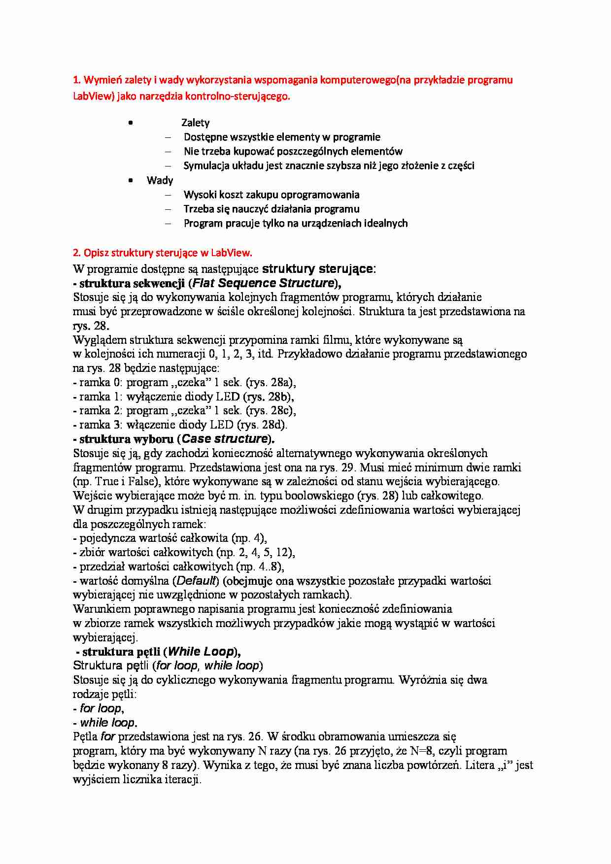 Program LabView - strona 1