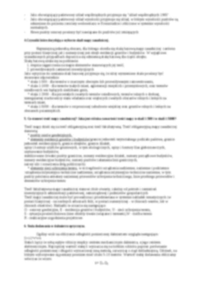 Opracowanie zagadnień z geodezji  - strona 2