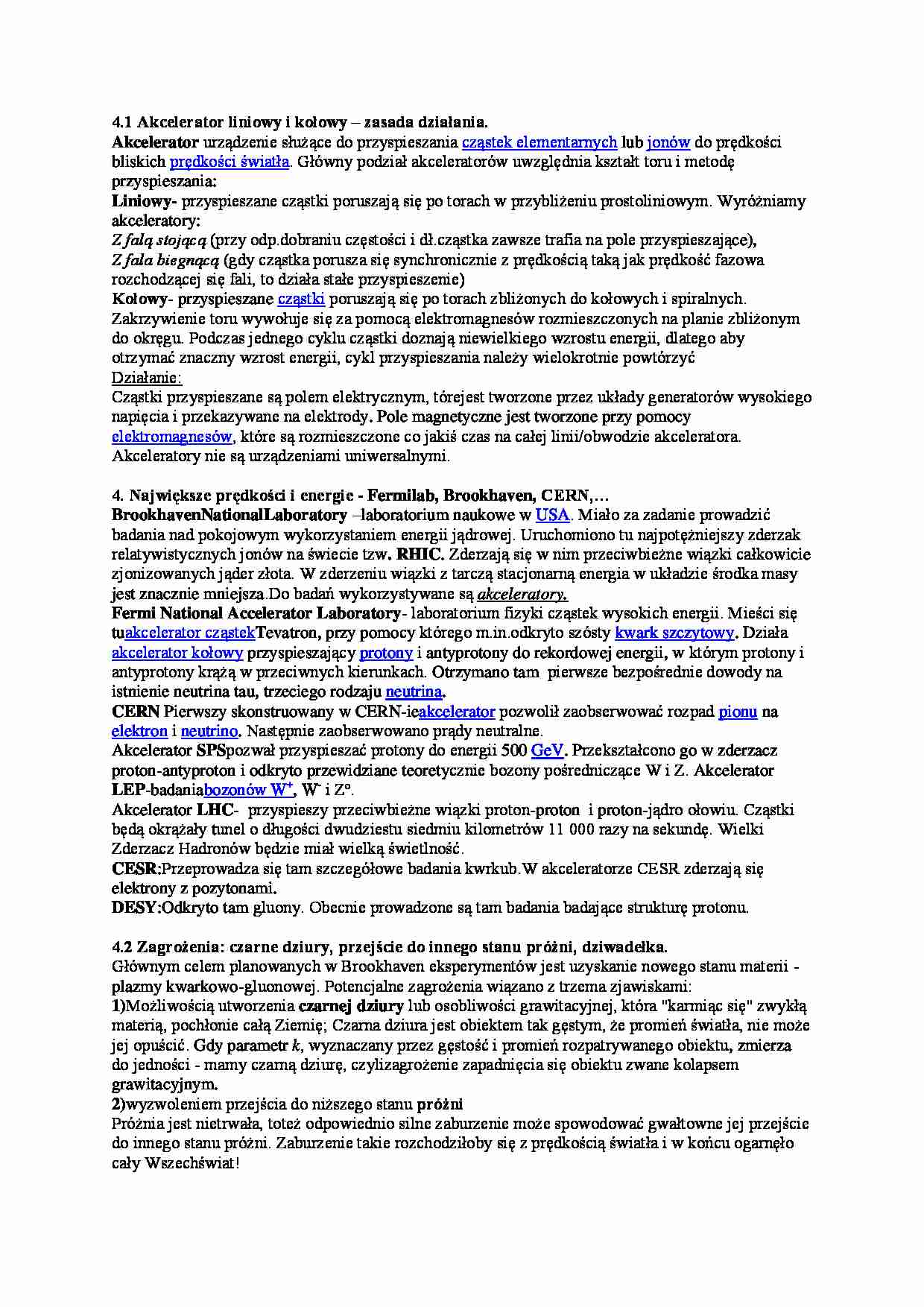 Akcelerator liniowy i kołowy - strona 1