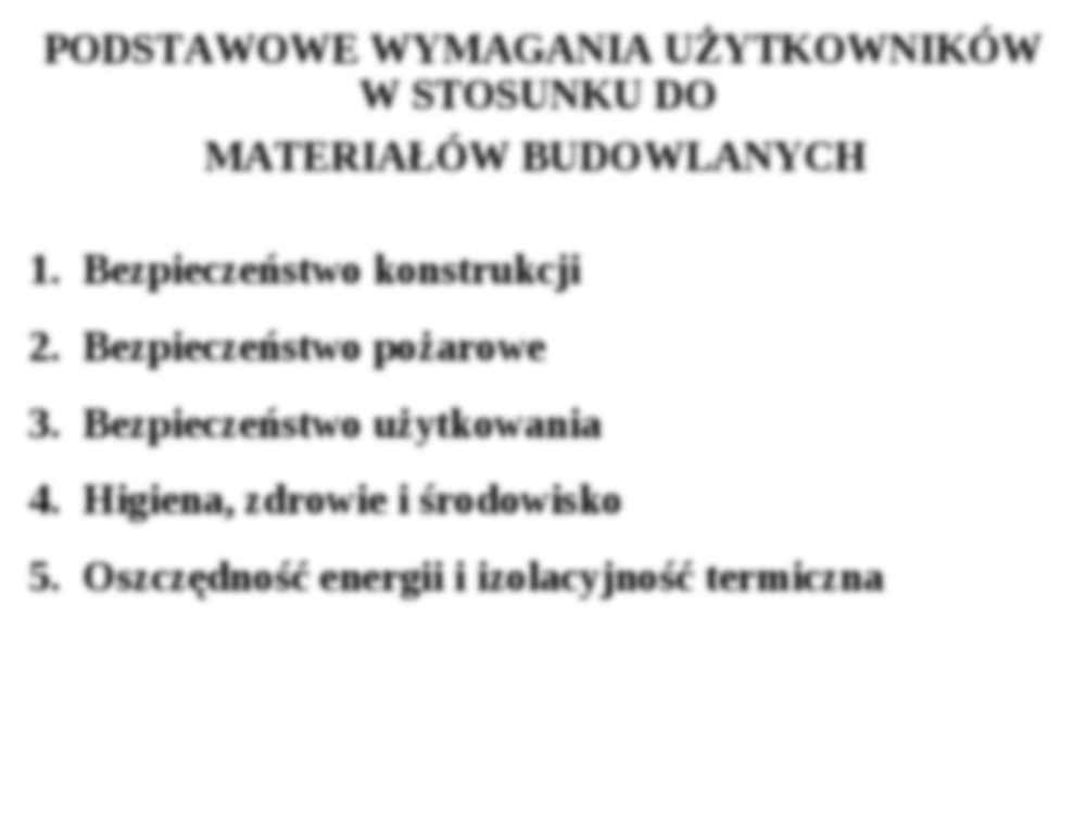 Właściwości materiałów budowlanych  - strona 2