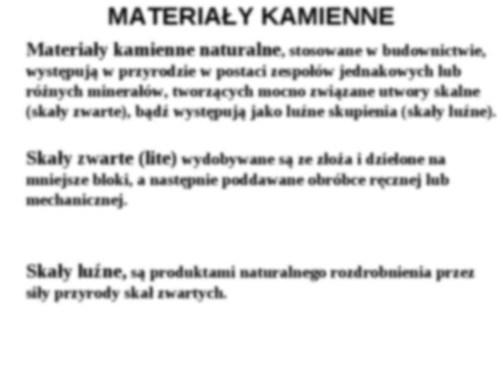 Materiały kamienne  - strona 3