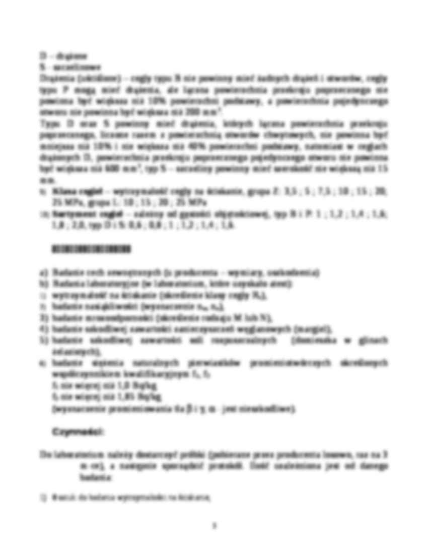 Badania techniczne ceramiki budowlanej  - Klasa cegieł  - strona 3