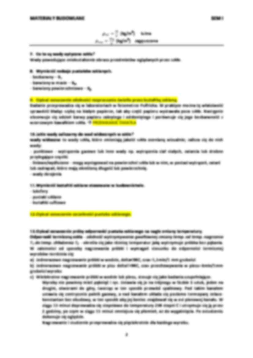 Materiały budowlane - opracowanie zagadnień - strona 2