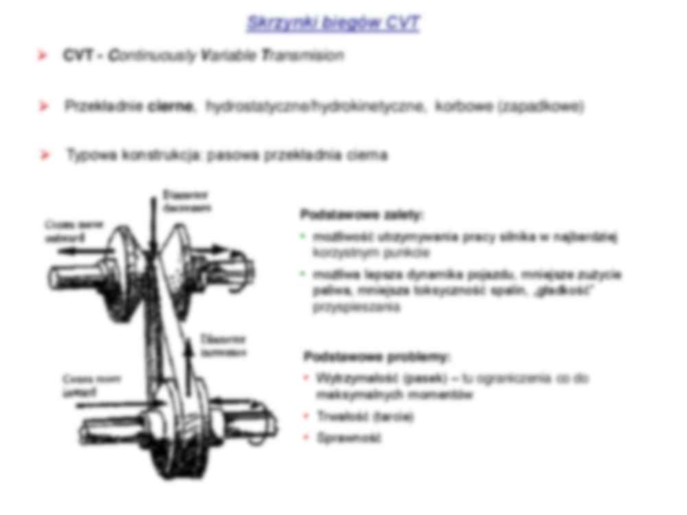 Skrzynki biegów - CVT - strona 3