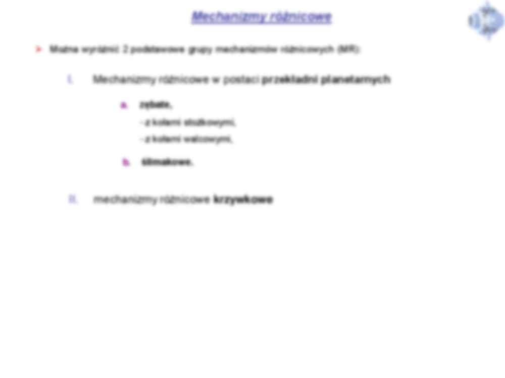 Mechanizmy różnicowe - strona 2