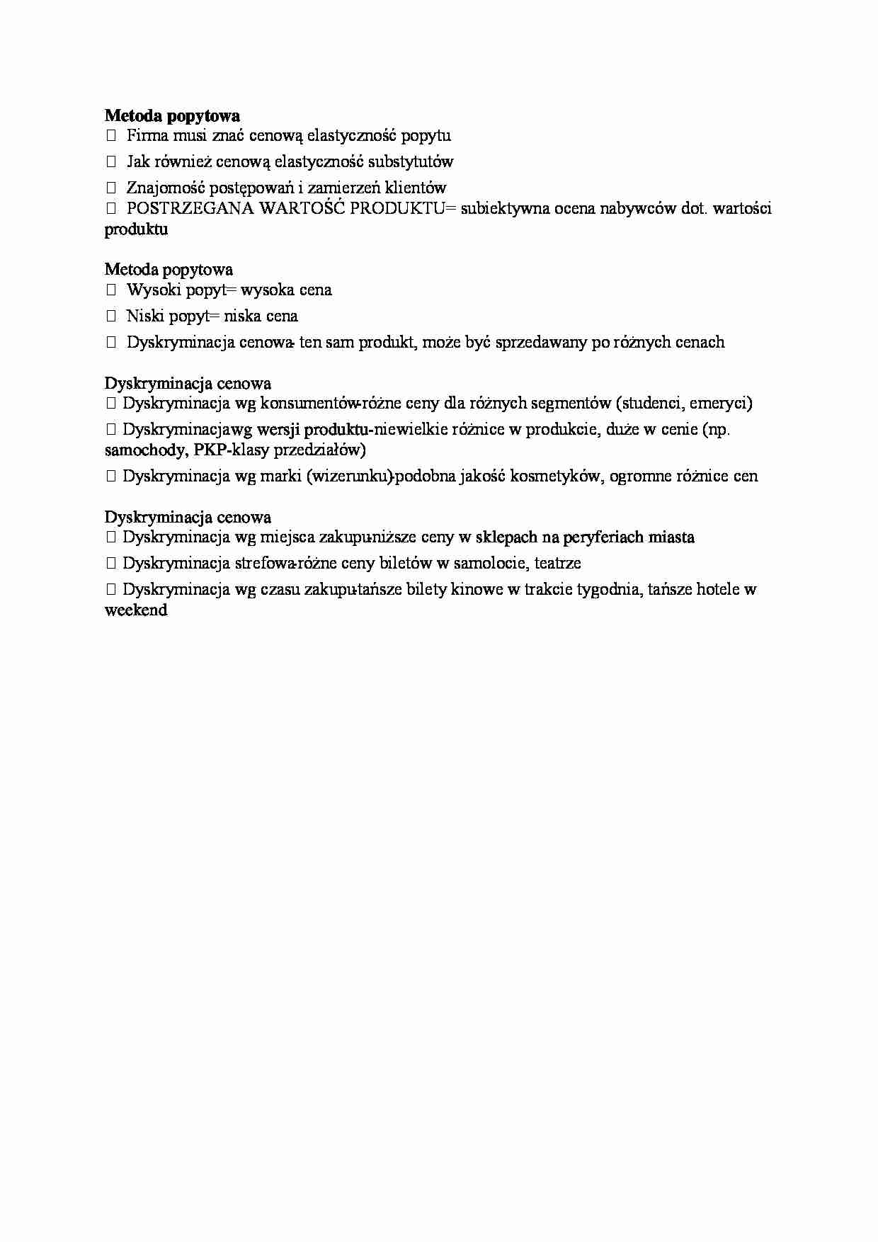 Metoda popytowa - strona 1