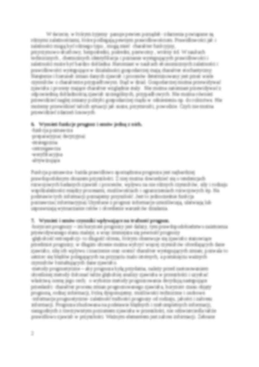 Prognozy - omówienie - strona 2