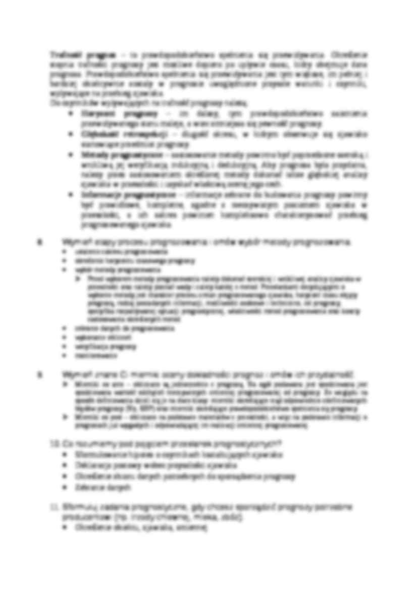 Prognozowanie i Symulacje - zagadnienia - strona 2