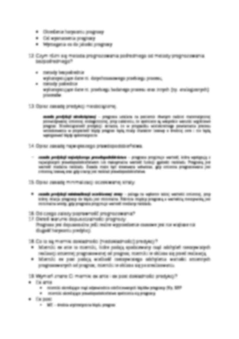 Prognozowanie i Symulacje - zagadnienia - strona 3