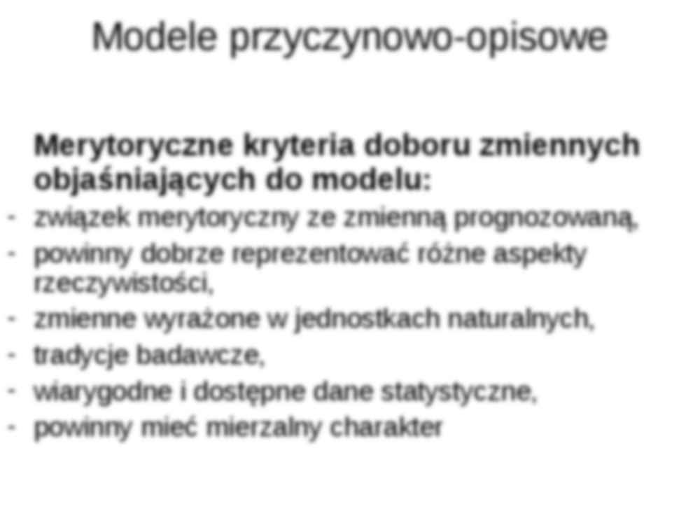 Modele przyczynowo-opisowe - strona 3