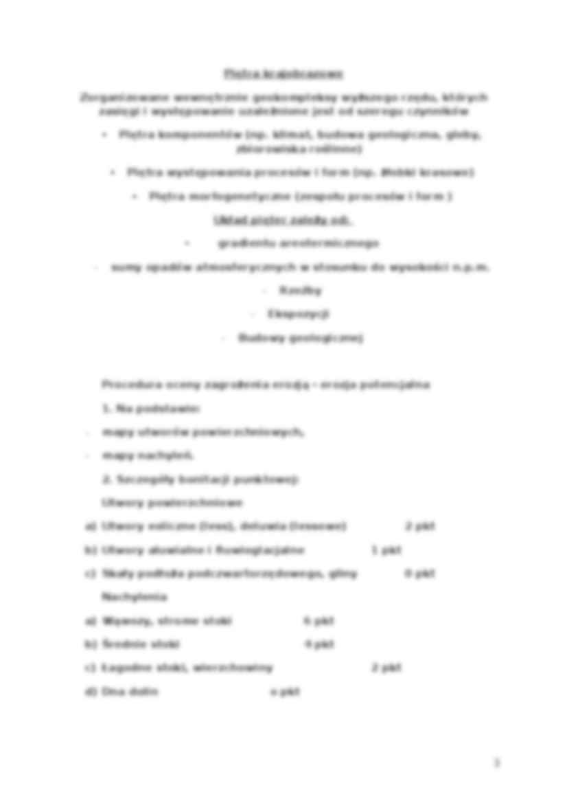 Kompleksowa geografia fizyczna Polski - Wykład 7 - strona 3