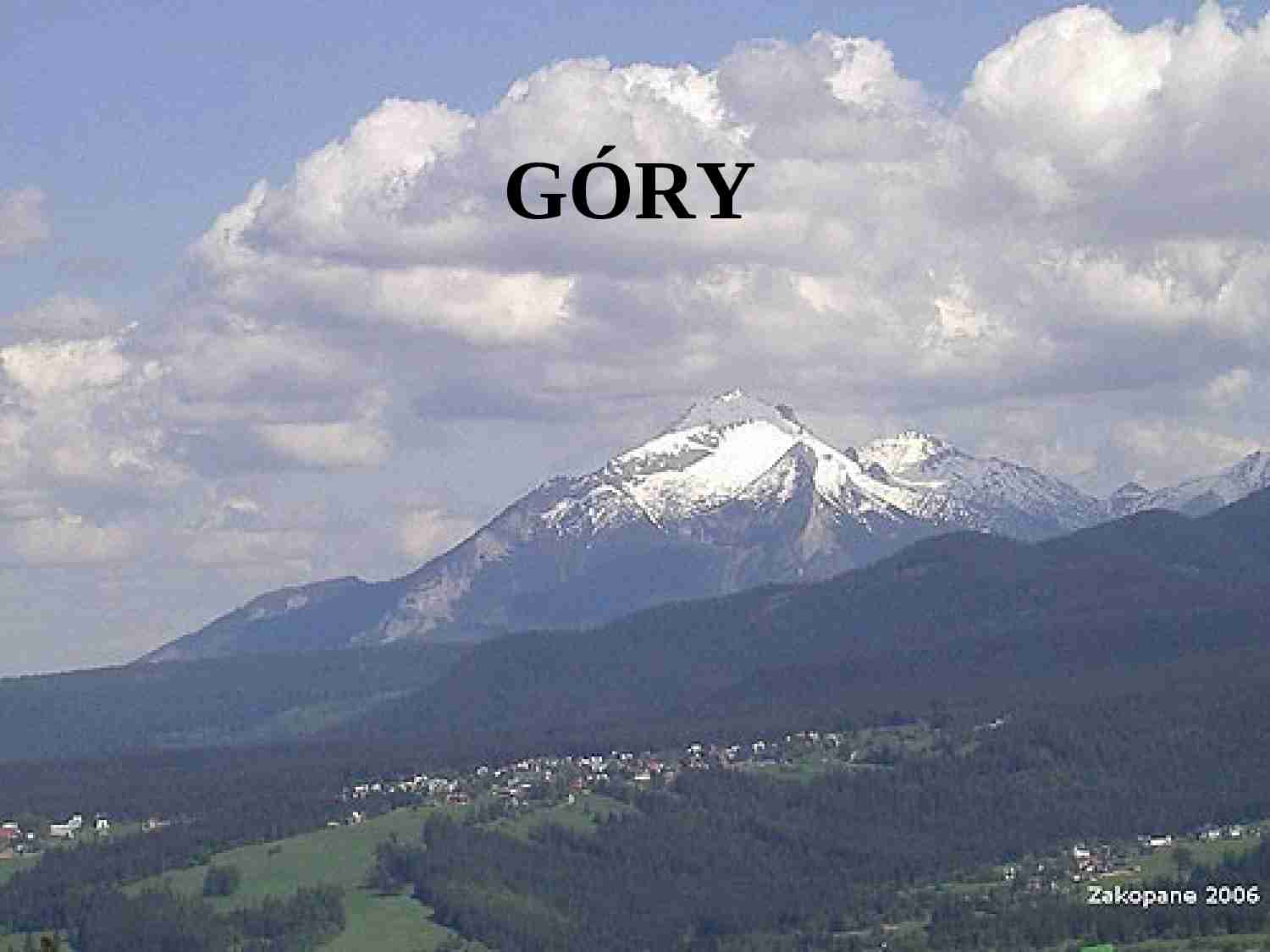 Góry- prezentacja - strona 1